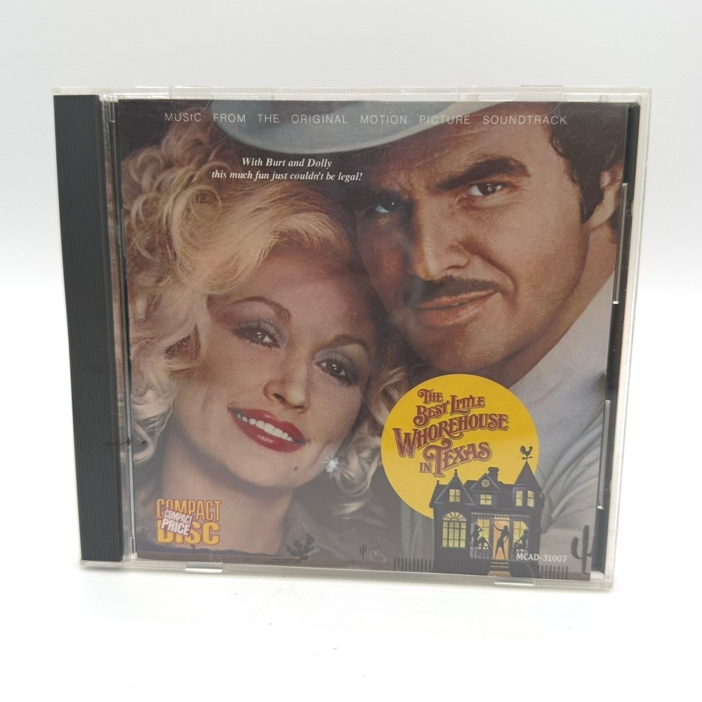 MCA The Best Little Whorehouse in Texas Soundtrack CD Dolly Parton Burt Reynolds